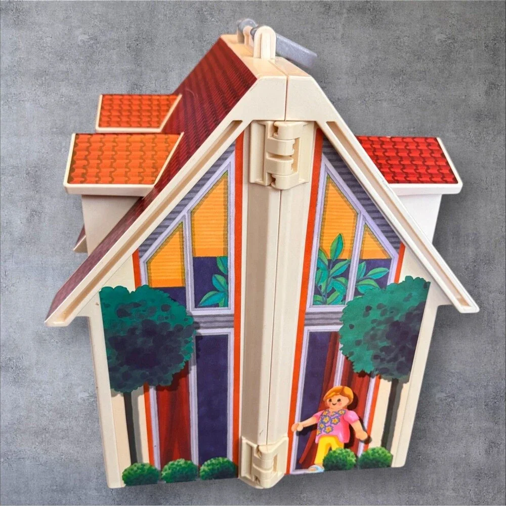 Playmobil 2005 Geobra‎ Take Along Modern Doll House Without Contents